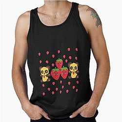 Kuromi Strawberry Panda Classic Art by LD Tank Top