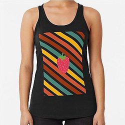 Kuromi Strawberry Classic Art by LD Racerback Tank Top