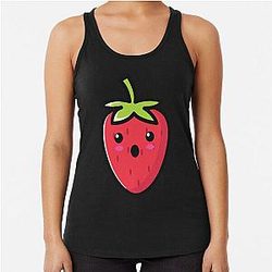 Kuromi Strawberry Racerback Tank