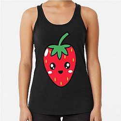 Kuromi Strawberry Racerback Tank