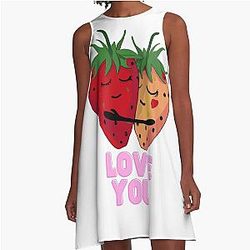 Kuromi Strawberry A Line Dress