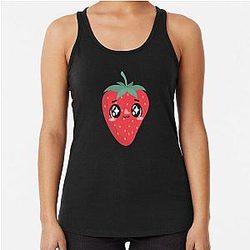 Kuromi Strawberry Racerback Tank