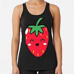 Kuromi Strawberry Racerback Tank