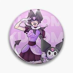 Kuromi Girl Pin