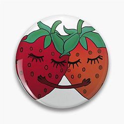 Kuromi Strawberry Pin