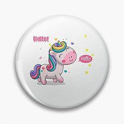 Kuromi Strawberry Hello Unicorn Classic Art Pin