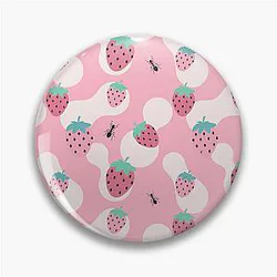 Kuromi Strawberry Classic Art Sleeveless Pin