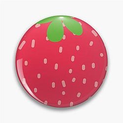 Kuromi Super Strawberry Classic Art by LD Pin