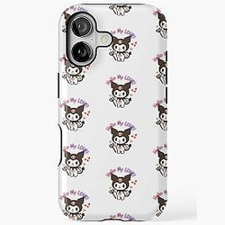 Cute Kuromi Love iPhone Tough Case