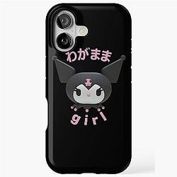 Selfish Girl Kuromi iPhone Tough Case