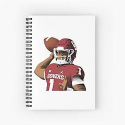 Kyler Murray Oklahoma Spiral Notebook