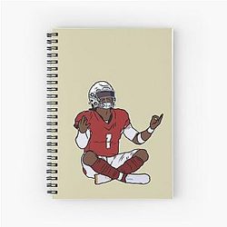 Kyler Murray Meditation Spiral Notebook