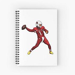 Kyler Murray Throw Spiral Notebook