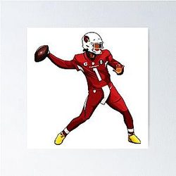 Kyler Murray Throws the Ball Poster