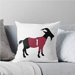 Kyler Murray GOAT Throw Pillow