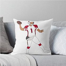 Arizona Cardinals Kyler Murray Throw Pillow becomes Arizona Cardinals Kyler Murray Throw Pillow