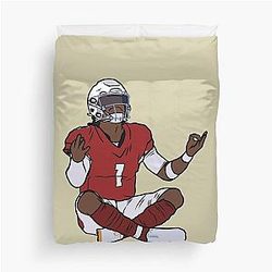 Kyler Murray Meditation Duvet Cover