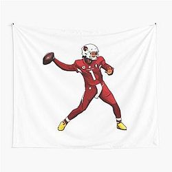 Kyler Murray Throws Ball Tapestry