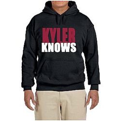 Black Arizona Kyler Murray Logo Hooded Sweatshirt