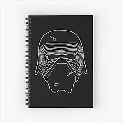 Star Wars Kylo Ren White Print Notebook