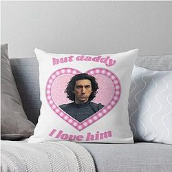 Kylo Ren but I love him throw pillow