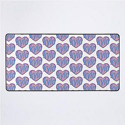 Kylo Ren Heart Blue Desk Mat