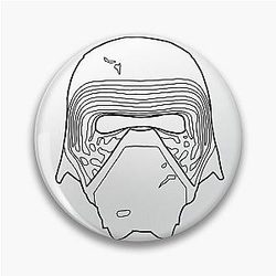 Kylo Ren Black Pin