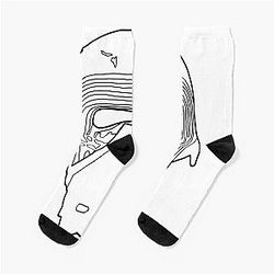 Kylo Ren Black Socks