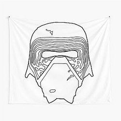 Kylo Ren Black Tapestry