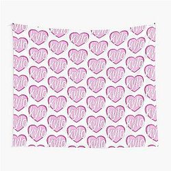 Kylo Ren Heart Pink Tapestry
