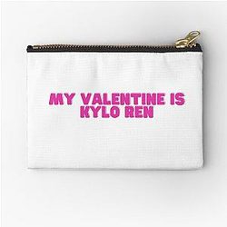 My Valentine Kylo Ren Zipper Pouch