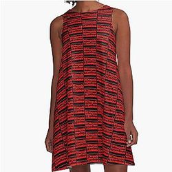 Hi Ren Gill I'm a Renegade Merch Rap Music Kylo Ren Fan A-Line Dress