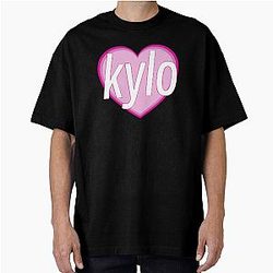 Kylo Ren Heart Pink T-Shirt