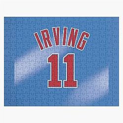 Kyrie Irving Nets Jersey Blue Puzzle