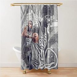 Kyrie Irving Brooklyn Shower Curtain