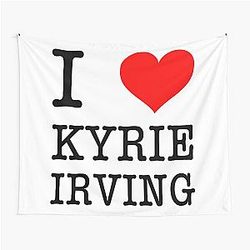 I Love Kyrie Irving Tapestry