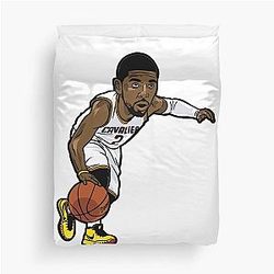 Kyrie Irving Chibi Duvet Cover