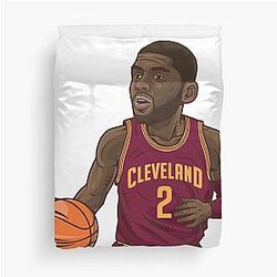 Kyrie Irving Chibi Duvet Cover