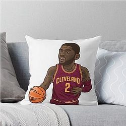 Kyrie Irving Chibi Throw Pillow