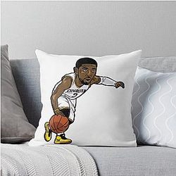 Kyrie Irving Chibi Throw Pillow