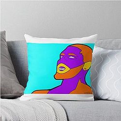 Kyrie Irving Colour Explosion Throw Pillow