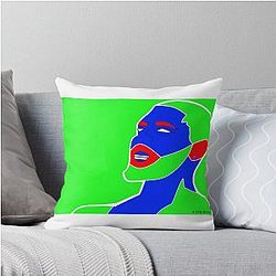 Kyrie Irving Colour Explosion Throw Pillow