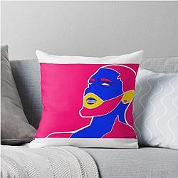 Kyrie Irving Colour Explosion Throw Pillow