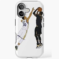 Kyrie Irving Shot on Steph Curry iPhone Case