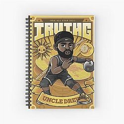 Kyrie Irving Art Chibi Spiral Notebook