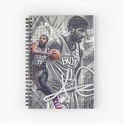 Kyrie Irving Brooklyn Spiral Notebook