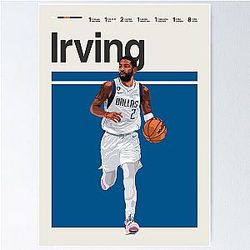 Kyrie Irving Basketball Art - Master of Handles NBA Star Poster