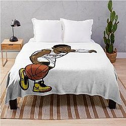 Kyrie Irving Chibi Throw Blanket