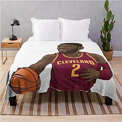 Kyrie Irving Chibi Throw Blanket