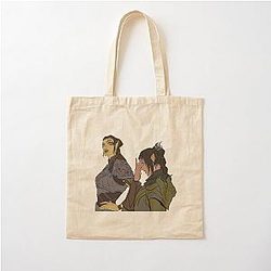 Baldur's Gate 3 Laezel x Shadowheart Cotton Tote Bag